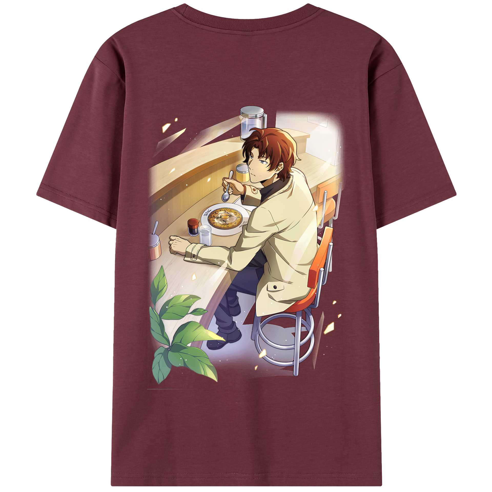 （画像用） 文豪ストレイドッグス Bungo Stray Dogs 綿100％半袖Tシャツ（背面プリント）